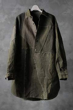 画像をギャラリービューアに読み込む, BACKLASH x LOOM exclusive RECONSTRUCTIVE COAT / VINTAGE MILITARY CANVAS