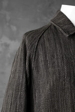 画像をギャラリービューアに読み込む, COLINA BALMACAAN COAT / SASHIKO ZAKURO DYED (ZAKURO)