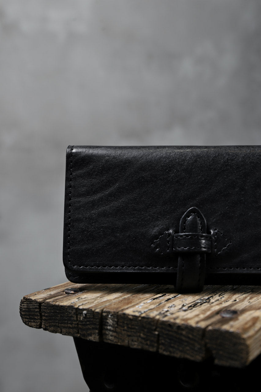 Load image into Gallery viewer, ISAMU KATAYAMA BACKLASH SMART PHONE CASE/PURSE / ITALY DOUBLE SHOULDER (BLACK)