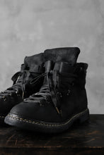 画像をギャラリービューアに読み込む, A DICIANNOVEVENTITRE A1923 Norwegian Laced Boots SH2 / Cavallo Oilo (NERO)