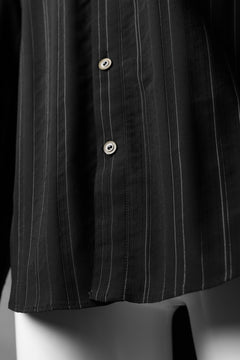 Load image into Gallery viewer, ISAMU KATAYAMA BACKLASH LONG SLEEVE SHIRT (BLACK x STRIPE)