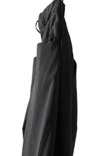 画像をギャラリービューアに読み込む, COLINA W-TUCK PANTS / WASHABLE WOOL TROPICAL (BLACK)