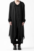 画像をギャラリービューアに読み込む, SOSNOVSKA RAW LAYERING TUNIC (BLACK)
