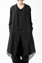 画像をギャラリービューアに読み込む, SOSNOVSKA RAW LAYERING TUNIC (BLACK)