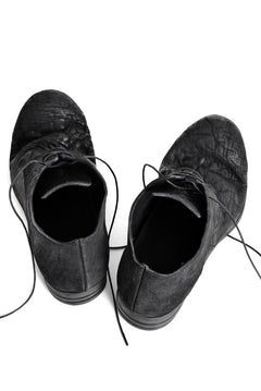 画像をギャラリービューアに読み込む, prtl x 4R4s exclusive Derby Shoes / CordovanSplit "No3-1M" (BLACK)