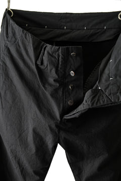 Load image into Gallery viewer, blackcrow high density cotton banana shape trousers (BLACK)