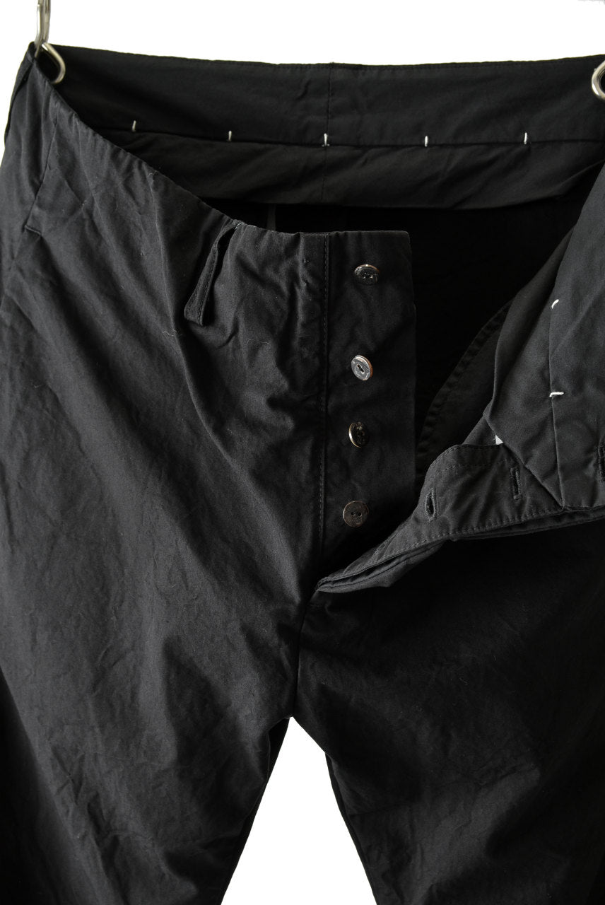 Load image into Gallery viewer, blackcrow high density cotton banana shape trousers (BLACK)