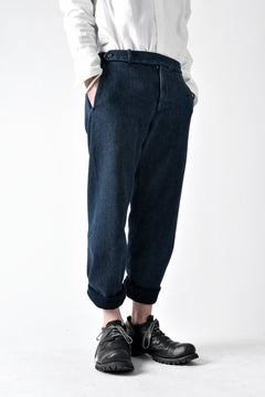 画像をギャラリービューアに読み込む, COLINA SASHIKO CURVED TROUSERS (INDIGO)