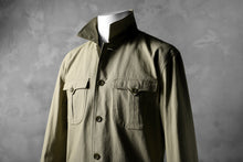 Load image into Gallery viewer, blackcrow worker shirt jacket / cotton woven (BEIGE)