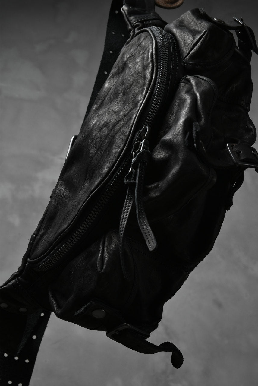 Load image into Gallery viewer, ISAMU KATAYAMA BACKLASH "DoubleShoulder" MIL-BAG (BLACK)