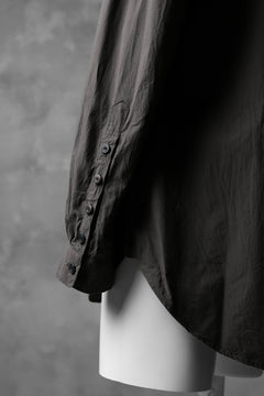 画像をギャラリービューアに読み込む, KLASICA SABRON HALF BUTTON PULLOVER SHIRT / TYPE-WRITER CLOTH (MOSS)