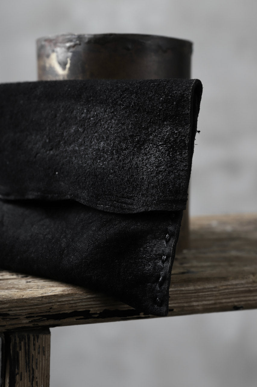 Chörds; TR CARD CASE / HORSE BUTT LEATHER (ROUGH / BLACK)