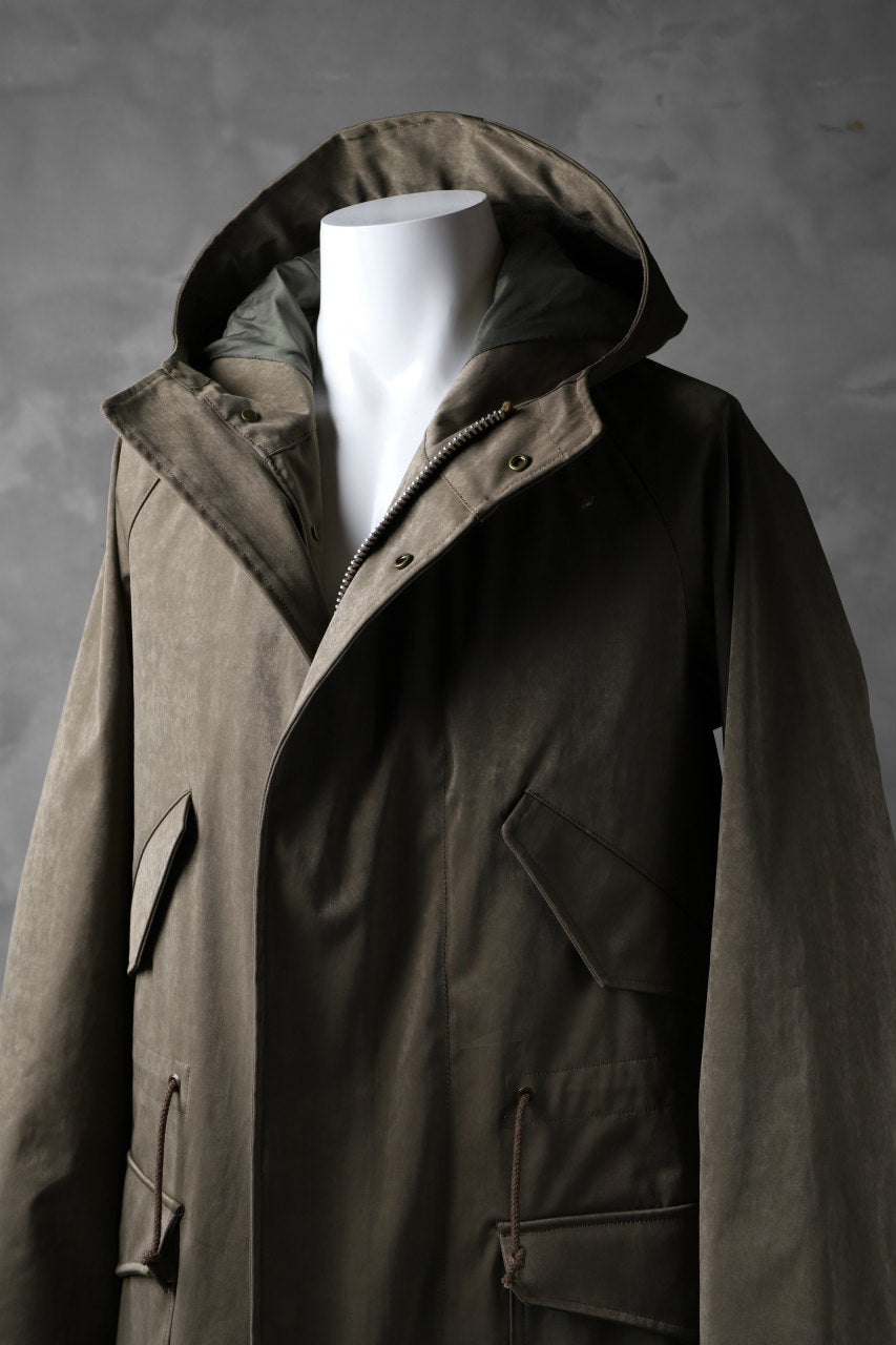 画像をギャラリービューアに読み込む, COLINA M-1948 HOOD PARKA COAT / HIGH DENSITY MILICLOTH (OLIVE)