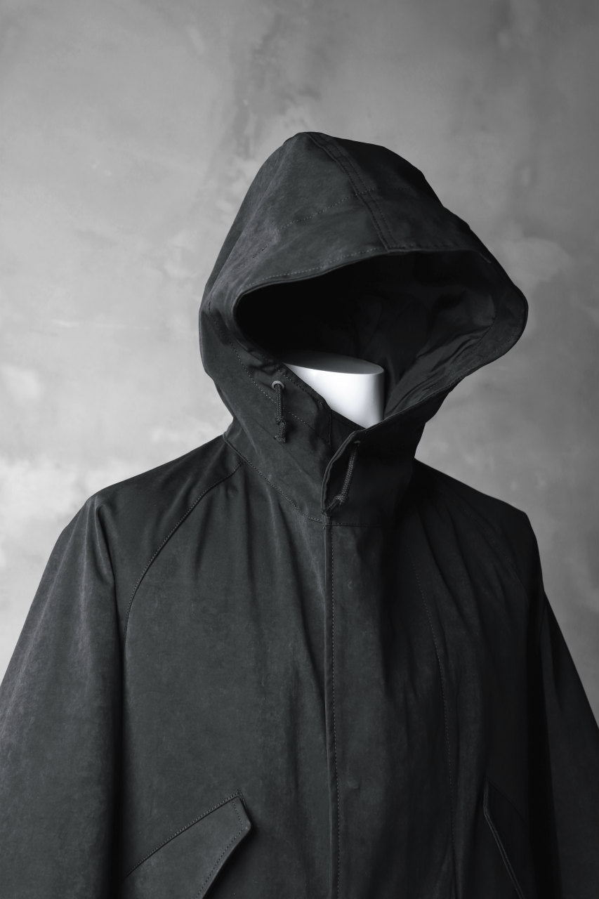 画像をギャラリービューアに読み込む, COLINA M-1948 HOOD PARKA COAT / HIGH DENSITY MILICLOTH (BLACK)