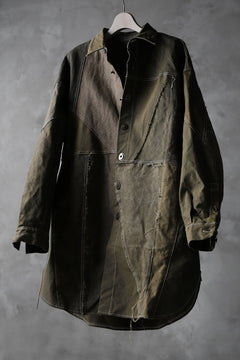 画像をギャラリービューアに読み込む, BACKLASH x LOOM exclusive RECONSTRUCTIVE COAT / VINTAGE MILITARY CANVAS
