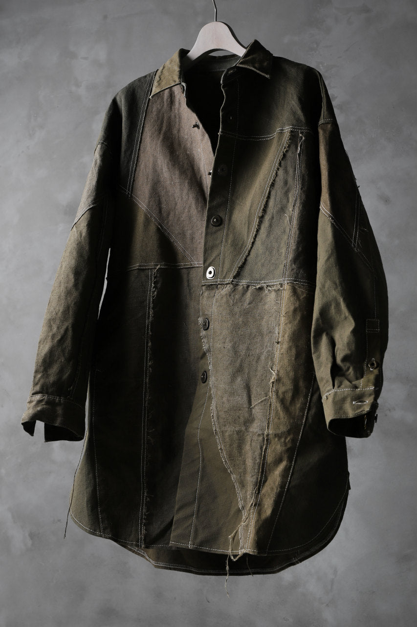 画像をギャラリービューアに読み込む, BACKLASH x LOOM exclusive RECONSTRUCTIVE COAT / VINTAGE MILITARY CANVAS