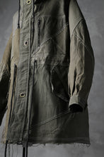 画像をギャラリービューアに読み込む, BACKLASH x LOOM exclusive RECONSTRUCTIVE HOODED JACKET / VINTAGE MILITARY CANVAS
