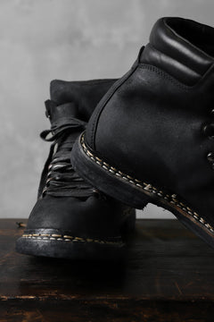 画像をギャラリービューアに読み込む, A DICIANNOVEVENTITRE A1923 Norwegian Laced Boots SH2 / Cavallo Oilo (NERO)