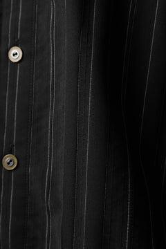 Load image into Gallery viewer, ISAMU KATAYAMA BACKLASH LONG SLEEVE SHIRT (BLACK x STRIPE)