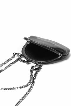 画像をギャラリービューアに読み込む, Yohji Yamamoto DISCORD COIN WALLET NECKLACE (BLACK)