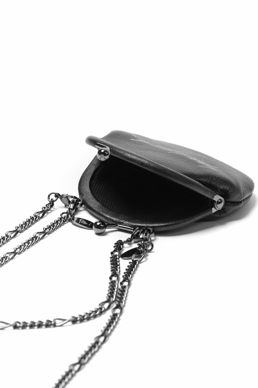 画像をギャラリービューアに読み込む, Yohji Yamamoto DISCORD COIN WALLET NECKLACE (BLACK)