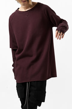 Load image into Gallery viewer, FIRST AID TO THE INJURED LAYERED SLEEVE TOPS / FRENCH TERRY + JERSEY (OXE)