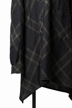 画像をギャラリービューアに読み込む, Aleksandr Manamis Crossed Plaid Shirt (Black)