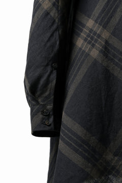 画像をギャラリービューアに読み込む, Aleksandr Manamis Crossed Plaid Shirt (Black)