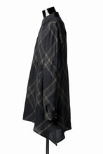 画像をギャラリービューアに読み込む, Aleksandr Manamis Crossed Plaid Shirt (Black)