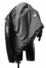 Load image into Gallery viewer, ISAMU KATAYAMA BACKLASH MOTO JACKET / ITALY-SHOULDER OBJECT DYED (BLACK)