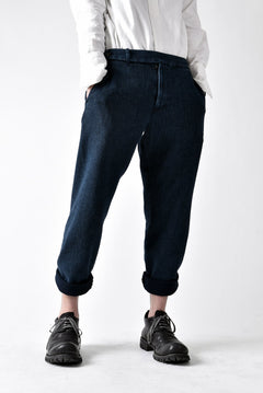 画像をギャラリービューアに読み込む, COLINA SASHIKO CURVED TROUSERS (INDIGO)