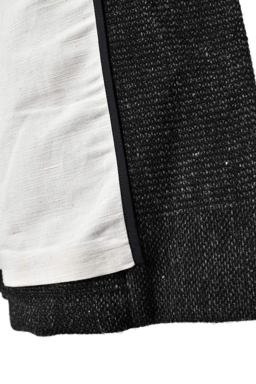 Load image into Gallery viewer, blackcrow standcollar tailorcoat (wool dark check)