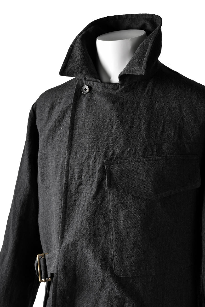 Load image into Gallery viewer, sus-sous moto cycle storm coat (NAVY GREY)