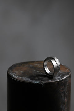 画像をギャラリービューアに読み込む, Holzpuppe Double banded Silver ring texture-1