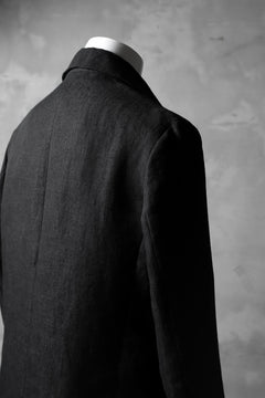 Load image into Gallery viewer, blackcrow shirt-collar 5B jacket / hemp (black)