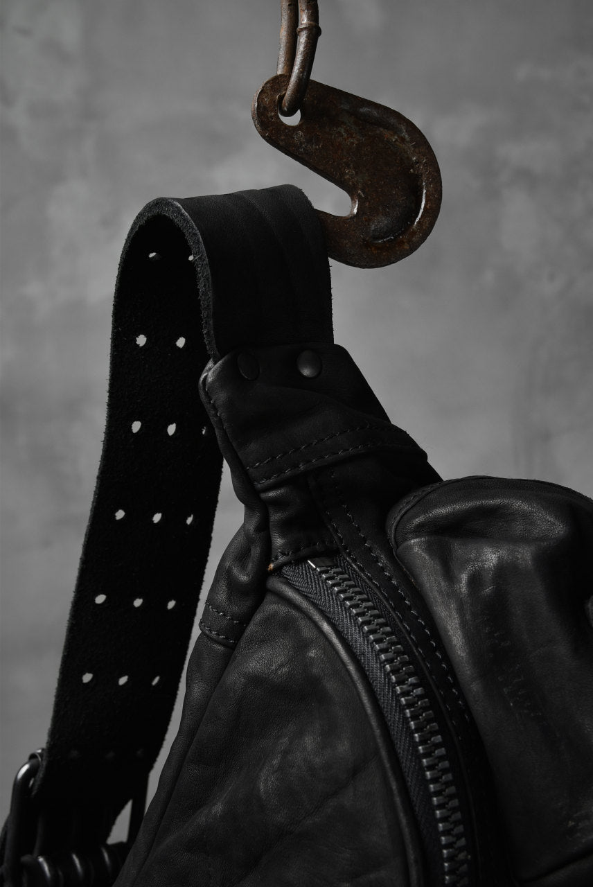 Load image into Gallery viewer, ISAMU KATAYAMA BACKLASH "DoubleShoulder" MIL-BAG (BLACK)