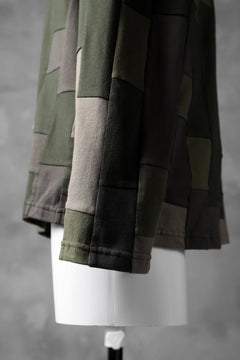 Load image into Gallery viewer, ISAMU KATAYAMA BACKLASH PATCHWORK-PRODUCTION JERSEY TOPS (KHAKI)