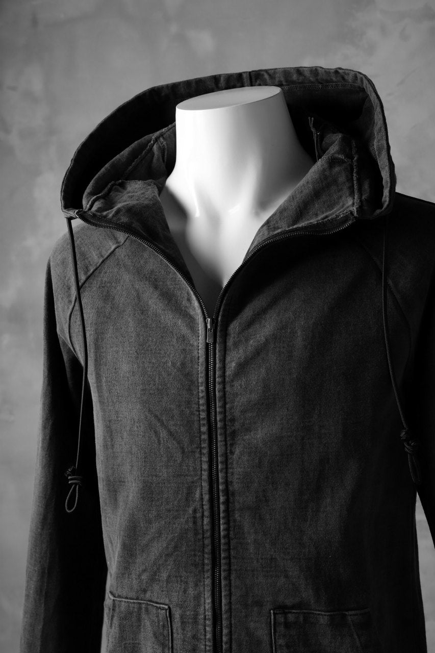 Load image into Gallery viewer, KLASICA HOODIE ZIP PARKA / GARMENT PIGMENT DYED (PIGMENT GREY)