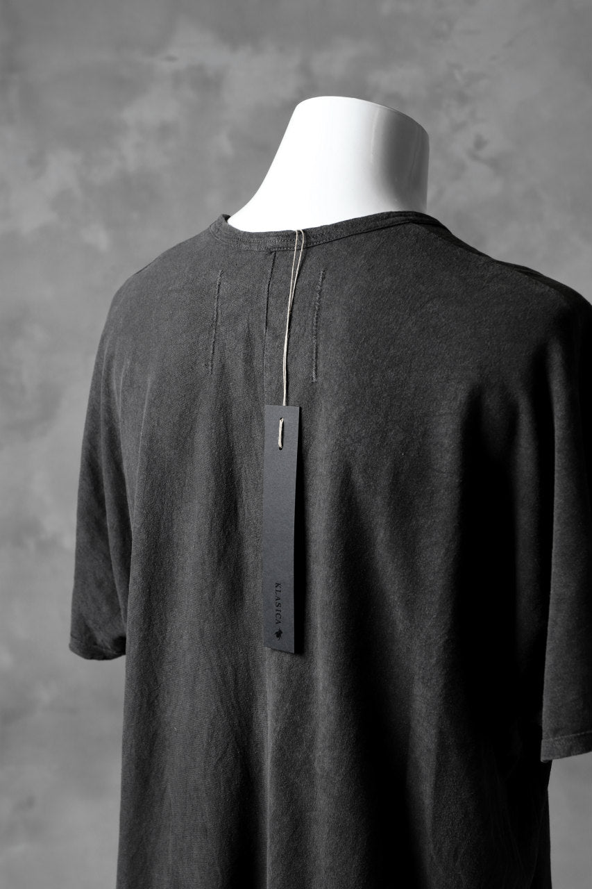 Load image into Gallery viewer, KLASICA DOLMAN SLEEVE TEE / GARMENT CARBON DYED (CARBON)