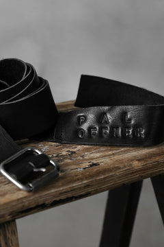 Load image into Gallery viewer, PAL OFFNER EASY LONG BELT / CALF LEATHER (BLACK)