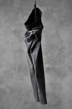 画像をギャラリービューアに読み込む, thomkrom OVERLOCKED LEGGINGS / OILED SPRAY DYE (GREY)