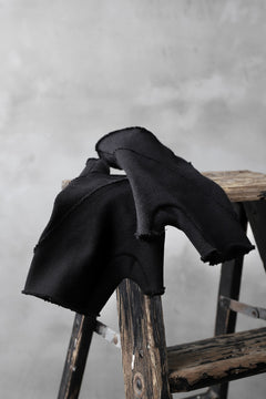 画像をギャラリービューアに読み込む, thomkrom FINGER OUT GLOVES / HEAVY JERSEY (BLACK)