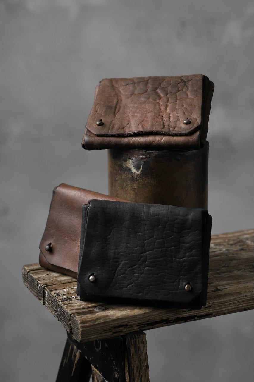 Chörds; TR CARD CASE / HORSE BUTT LEATHER (ROUGH / CAMEL)