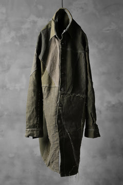 画像をギャラリービューアに読み込む, BACKLASH x LOOM exclusive RECONSTRUCTIVE COAT / VINTAGE MILITARY CANVAS