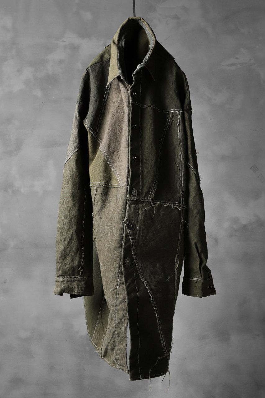 画像をギャラリービューアに読み込む, BACKLASH x LOOM exclusive RECONSTRUCTIVE COAT / VINTAGE MILITARY CANVAS