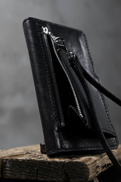Load image into Gallery viewer, ISAMU KATAYAMA BACKLASH SMART PHONE CASE/PURSE / ITALY DOUBLE SHOULDER (BLACK)