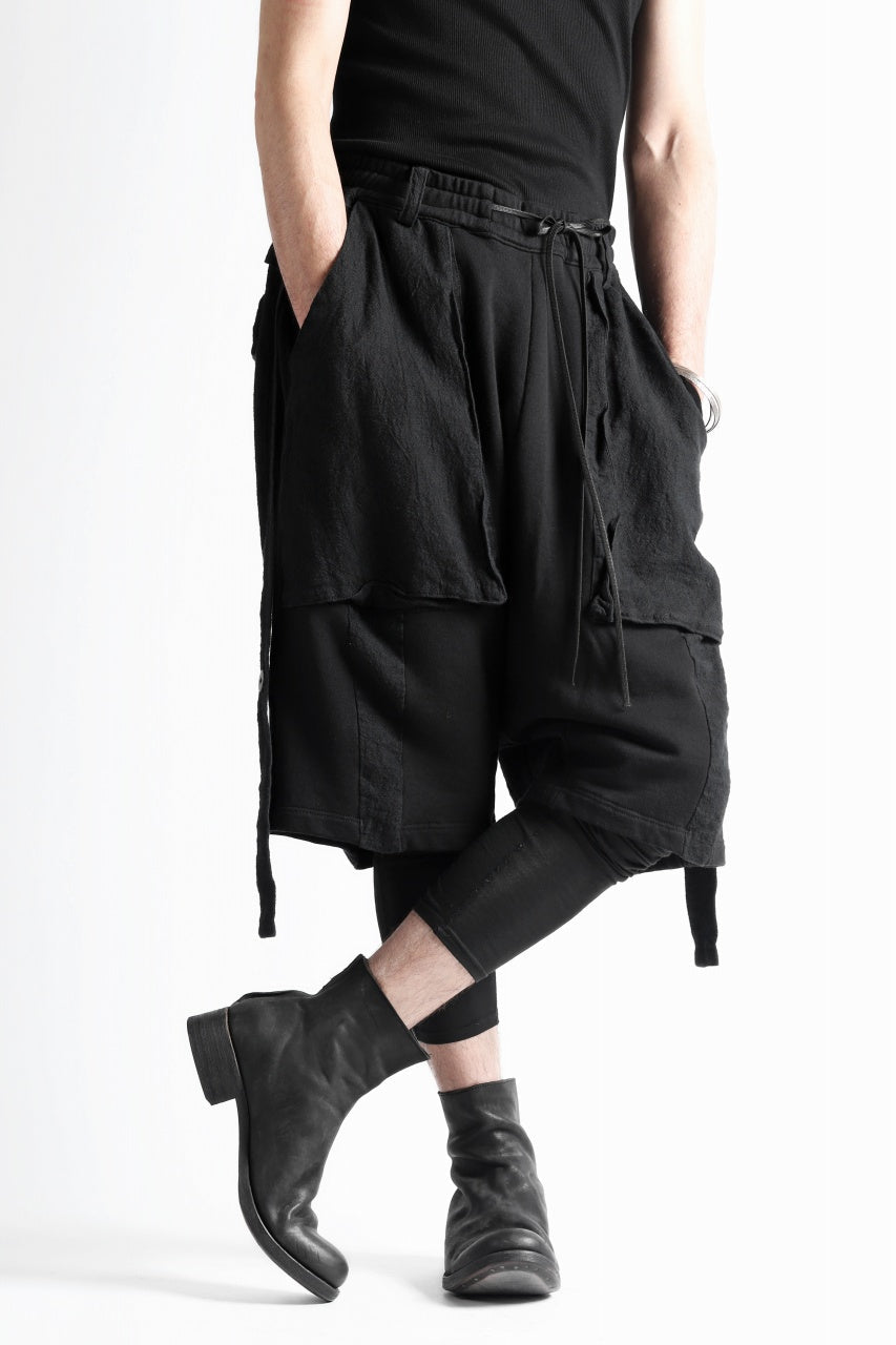 画像をギャラリービューアに読み込む, A.F ARTEFACT SWITCHING SHORTS / COMBI FABRICS (BLACK)