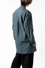 画像をギャラリービューアに読み込む, YUTA MATSUOKA semi long shirts / triple wash typewriter (light blue)