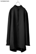 画像をギャラリービューアに読み込む, SOSNOVSKA SIDE SLIT SHIRT (BLACK)