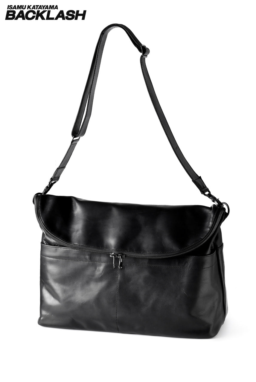 Load image into Gallery viewer, ISAMU KATAYAMA BACKLASH SHOULDER BAG / JP-TANNED HORSE WAXY-FINISH